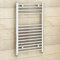 800 x 500mm (H x W) Bathroom Central Heating Straight Ladder Towel Rail Radiator - Chrome Finish
