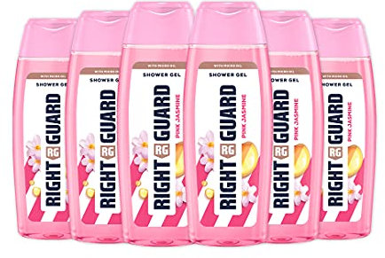 Right Guard Womens Shower Gel, Floral Scent with Magic Micro Oil, Multipack 6 x 250 ml