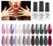 AIMEILI HEMA FREE Smalto Semipermente Kit Semipermanente Unghie in Gel UV LED Smalti Colorati Gel per Manicure Soak Off Gel Polish Set 12 x 8ml - Set Numero 2
