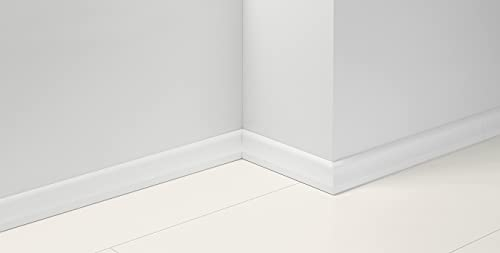 Parador Dekor-Sockelleiste SL 4 Uni weiß D001 Länge 2.20m