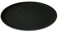 Lot de 6 plateaux de service ronds antidérapants Noir 35,6 cm