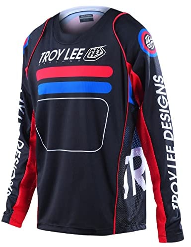 Troy Lee Designs SE Pro Drop In Motocross Jersey (Dark Grey,XL)