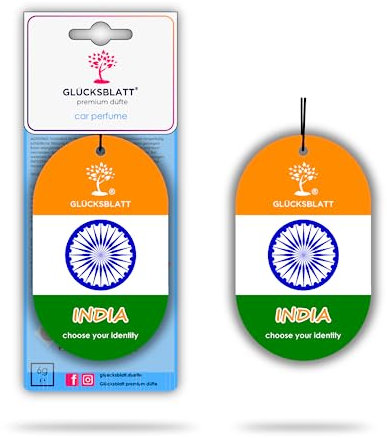 Lucky Leaf Premium Car Fragrance Car Perfume Flag India