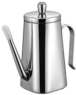 LEIYTFE Lata De Aceite Botella Dispensadora De Aceite De Acero Inoxidable, Aceitera Vinagrera A Prueba De Fugas, Dispensador De Aceite De Oliva para Cocina (Size : 750ml)