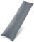 Utopia Bedding Bolster Pillow Pack of 1, (Double, 4Ft 6 Inch), Full Body Pillow, Soft Hollowfiber Filling, Long Pregnancy Pillow for Maternity Support and Side Sleeper (Grey)