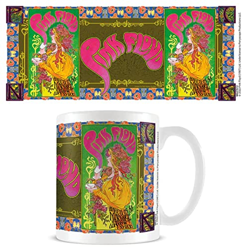 Pyramid International Pink Floyd Tasse in Geschenkbox ('66 Gig Design) 325 ml Keramiktasse – Offizieller Merchandise-Artikel