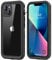 Protebox for iPhone 13 Mini Waterproof Case with Built-in Screen Protector, Shockproof Dustproof Full Body Protective IP68 Waterproof Phone Case for iPhone 13 Mini 5.4 inch (Black/Clear)