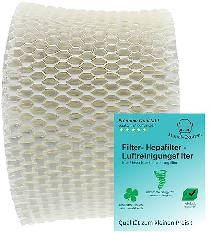 Staubi-Express 4X Filter passend für Philips Luftbefeuchter HU4811 I HU 4811 I Hepa Aktiv-Filtersystem
