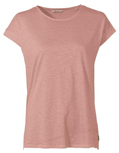 VAUDE Women's Moja T-Shirt IV, Bequemes T-Shirt für den modernen Stadtalltag, Soft Rose, 36