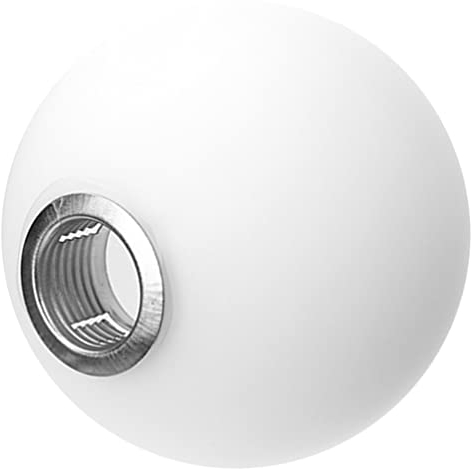 PRETYZOOM Ball Lamp Shade Frosted White Glass Globe Lamp Shade Replacement Acrylic Ball Lampshade Cover Opal Sphere Shade Round Ball Lamp Cover for Pendant Light Chandelier Wall Sconce