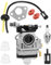 Vergaser für Motorsense SOSALUK Vergaser Motorsense 52 cc 49 cc 43 cc Carbu-Set mit Dichtung, Schlauch, Zündkerze und Benzinfilter - Komplettem Motorsense Zubehör
