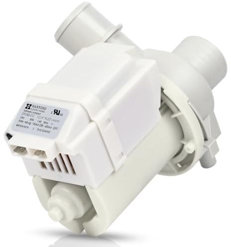 DP040-012 Drain Pump 4681EA1007A 5859EA1004F 5859EA1004P 5859EA1004G WH23X10020 Replacement for Washer Drain Pump, Fits for WT1101CW WT5001CW WT7200CW WT5270CW WT1201CV WT4970CW WT4870CW