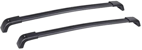 GEBBEM Dachträger-Querstangen, Geeignet für Nissan X-Trail T31 T32 T33, Aluminium-Dachreling-Querstangen, Dachträger, Fracht, Skikorb, Gepäckträger,Second Generation Model