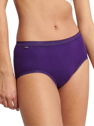 Basic+ Midi Briefs (4 Pack) Purple/Dusty Pink/White/Grey Purple XL - 16