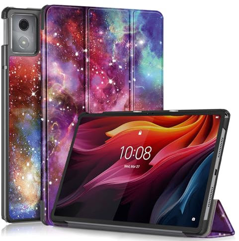 XFDSFDL® Custodia per Lenovo Tab K11 Plus TB-352FU (11,45 pollici), ultra sottile in pelle PU con flip cover a forma di stella con supporti e standby / sveglia automatica protezione caso 05