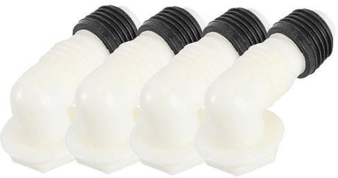 DOITOOL Kit Daccessoires Pour Joints De Siphon De Sol (4 Pièces) - Ensemble De Connecteurs Pour Machine À Laver Et Salle De Bain