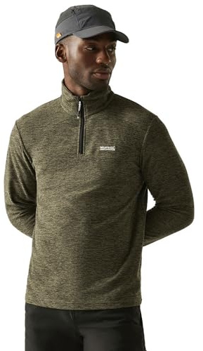 Regatta Men's Thompson Marl Half Zip Fleece, Moonlight Denim