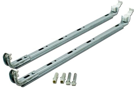 Belrad Heizkörper Halterung, Wandkonsole 600 mm, stabile Befestigung für größere Heizkörper, präzise Ausrichtung, schnelle Montage, universell kompatibel, platzsparende Wandinstallation, Grau