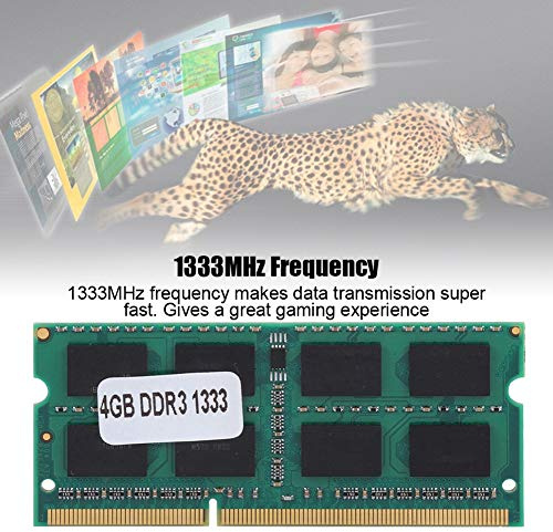 Xiuganpo Memoria RAM DDR3 de 4GB para Transmisión de Datos Rápida para Portátiles Gaming, Memoria DDR3 de 4GB y 1333MHz