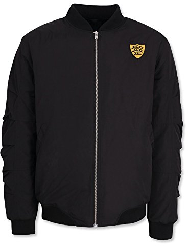 VfB Stuttgart Bomberjacke / Jacke / Fliegerjacke mit Badges ULTRA MUST HAVE! in 6 verschiedenen Größen verfügbar (S - 3XL) (S)