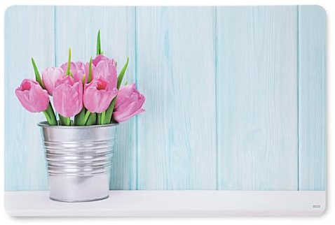 KESPER Platzset TULPEN aus Polypropylen/Untersetzer