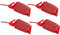 Vaude Unisex – Erwachsene Guyline Set Campo & Family Ersatzteil, red/orange, One Size