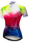 Radtrikot Damen Radtrikot Zip Shirts Kurzarm MTB Tops Rennrad Bekleidung Sommer Rennrad Bluse für Damen Damen Quick Dry rot lila Größe XXXL