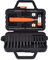 BOOSTEADY Steel Punch Set, Roll Pin Punch, Hollow-end Starter Punch, Hammer with Brass Steel Nylon and Rubber Detachable Heads, Gunsmith Hammer and Punch Set with Portable Storage Case