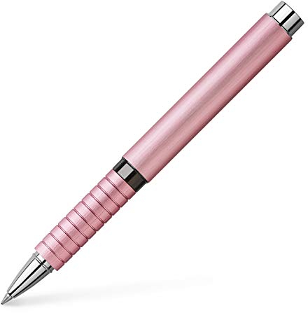 Faber-Castell 148435 -Tintenroller Essentio, Aluminium rosé, 1 Stück