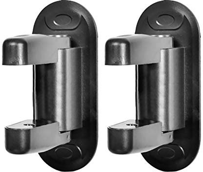 Türhebelschloss, ABS Kindersicherung, Türschloss mit 3M Klebstoff, Anti-Lockout Kindersicherung Schlösser für Schlafzimmer, Badezimmer, Küche (2 Stück, schwarz)