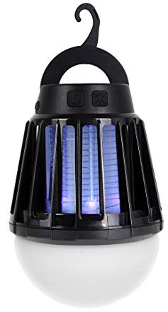 VABOO Lampada Antizanzare da esterno &interno, 2 in 1 Anti-zanzara Portatile Lanterna Campeggio USB Ricaricabile, Antizanzare Elettrico Lampada Repellente con 3 Luminosità della Luce per Campeggio