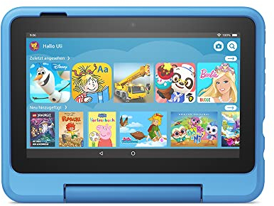 Kindgerechte Hülle für das Fire 7-Tablet (nur kompatibel mit der 12. Generation, 2022), für Kinder ab 6 Jahren, Videospiele-Design