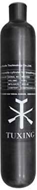 30 MPa 4500 Psi 0,58 l 580 cc Kohlefaser-Gasflasche Paintball HPA Tank Jagd für PCP Air Rifle Gun Zylindergewinde M18 * 1,5