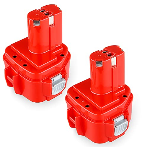 2 stück 4800mAh 12V NI-MH Ersatzakku für Makita Akku 12V 1222 PA12 1220 1222 1234 1233 1235 1235B 1235F Ersatzakku für Makita 12v Akku