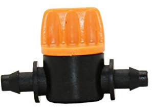 Annaffiatura del giardino irrigazione del prato in 1/4 valvola di controllo della valvola Garden rubinetto 4/7 a 6 mm Giardino Irrigazione Con Filo 'acqua di flusso for 8 pezzi di 4/7 millimetri tubo
