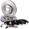 BESTPRICE BESTPRICE Bremsenset Vorderachse inkl. Bremsscheiben Belüftet Ø 320 mm + Bremsbeläge vorne, Kompatibel mit AUDI A6 C7 (4G2, 4GC) (4G5, 4GD), A7 (4GA, 4GF), Q5 (8RB)