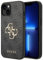 Guess Golden Logo kompatibel mit iPhone 14 Plus Hülle - Grau, GUHCP14M4GMGGR, schwarz