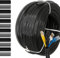 MarketConnect® Guaina Cavi Espandibile Ø 40mm, L 50mt • Raccogli, Proteggi e Nascondi Cavi • NERO • INDUSTRIALE STANDARD