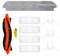 Laimaiou Zubehör Kit für Xiaomi Robot Vacuum-Mop 2S S12 Xiaomi Mi Robot Vacuum-Mop P Roboter Staubsauger Ersatzteile 15 Packs 1 Hauptbürste, 4 Filter, 6 Seitenbürsten, 4 Mop Tücher