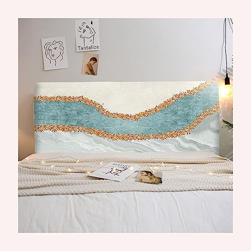 DOGACA Elastische Bett Bettkopfteil Hussen Bettkopfteil Bezug Kopfteilabdeckung StaubhüLle Bett Kopf Abdeckung Staubdicht Kopfteil Hussen Einfarbig Boxspringbett Kopfteilbezug (Color : E, Size : 2m)