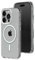 RhinoShield Coque Clear Compatible avec Magsafe pour[iPhone 15 Pro Max]|Force magnétique supérieure,Haute Transparence et résiste au jaunissement. Personnalisable-Blanc Contour objectifs Photo