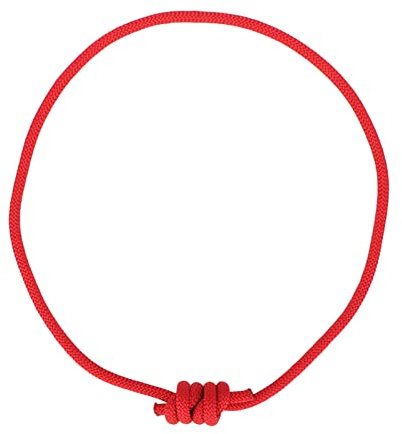 Tomotato Cuerda de Accesorio de 6mm, Cuerda de Accesorio de Cuerda de Escalada 12KN para Rescate de Escalada en Roca de Montañismo al Aire Libre, 1,2M(Rojo)