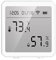 AUklOPVZZ Smart WiFi Affichage numérique thermomètre hygromètre Alarme Salon tenture Murale LCD écran température capteur d'humidité