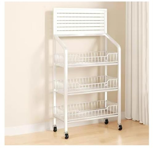 Metallregale, 3/4-lagiges Präsentations-snackregal – Ideal Für Geschäfte, Convenience-stores, Supermärkte – Supermarktregale, Kleine Präsentationsregale Für Lebensmitte(Size:50x27x106cm,Color:Weiß)