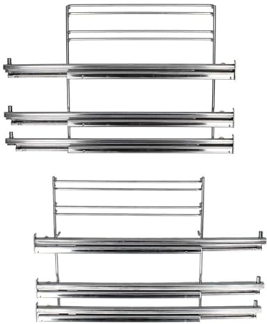 LUTH Premium Profi Parts Auszugsschienen Set für 3 Backbleche Roste kompatibel mit Bosch 17007521 in Backofen