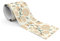 Muralo - Selbstklebende Bordüre - Tapetenbordüre Wandbördure - Dekorative Wandtatto für Wände, Möbel, Decken, Tapeten, Wandverkleidungen, Türen - Sonnenblumen im Retro-Stil - Br.10cm x Hö.300cm