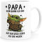 MoonWorks Kaffee-Tasse Papa Sprüche Geschenk Vatertag Lustig Motiv Baby- mit Spruch weiss standard