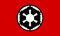 2 x Aufkleber Flagge Star Wars First Galactic Empire Erstes Galaktische Imperium 8 x 5 cm Sticker Flagge Fahne