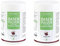 Basencitrat - Geschmack Apfel (Multivitamin Basenpulver mit Vitamin D3, C, K2 MK7 All-Trans, Magnesium, Calcium, Kalium & natürlichem Camu Camu-Extrakt) - 2-er Pack