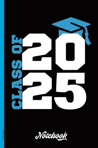 Class Of 2025: Notizbuch Abi 25 das lustige Geschenk zum bestandenen Abitur 2025 die Geschenkidee für die Abschlussklasse Gymnasium ein kariertes Notizen Buch A5 für Schüler zum Abschluss Schule